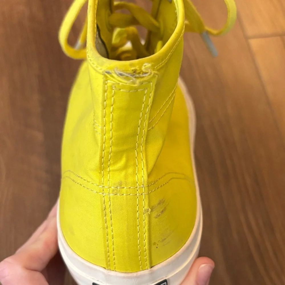 Converse Jack Purcell High-top Sneakers in yellow - Picture 16 of 17